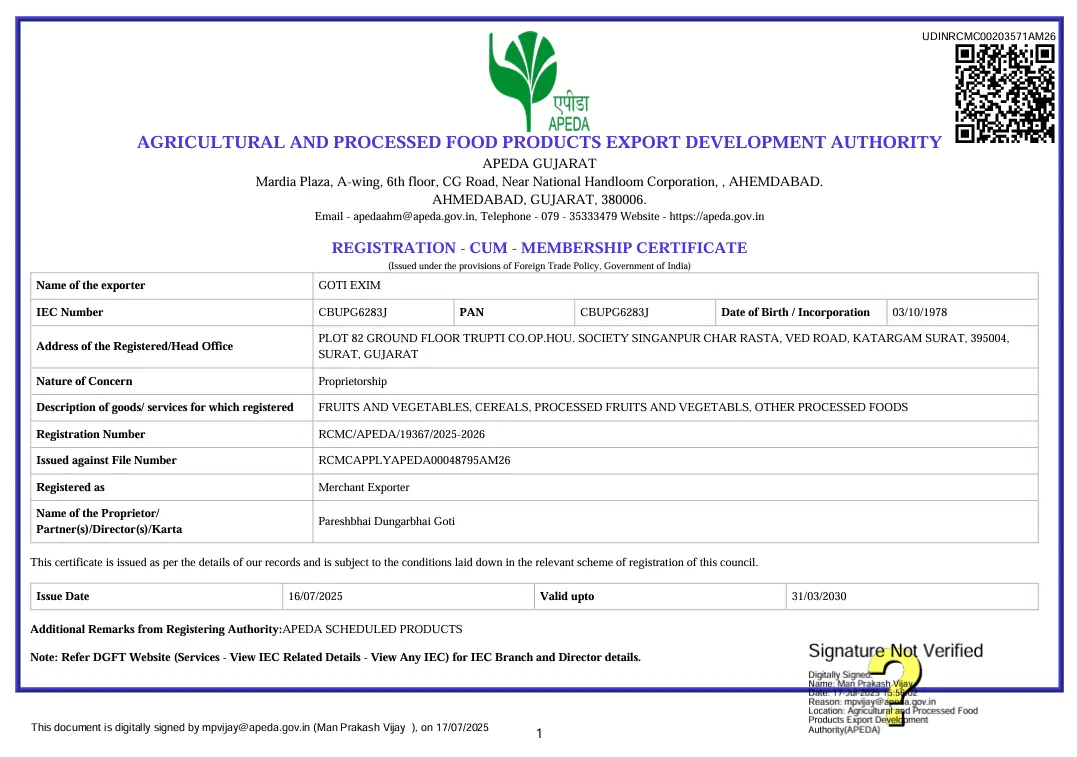 IEC Certificate
